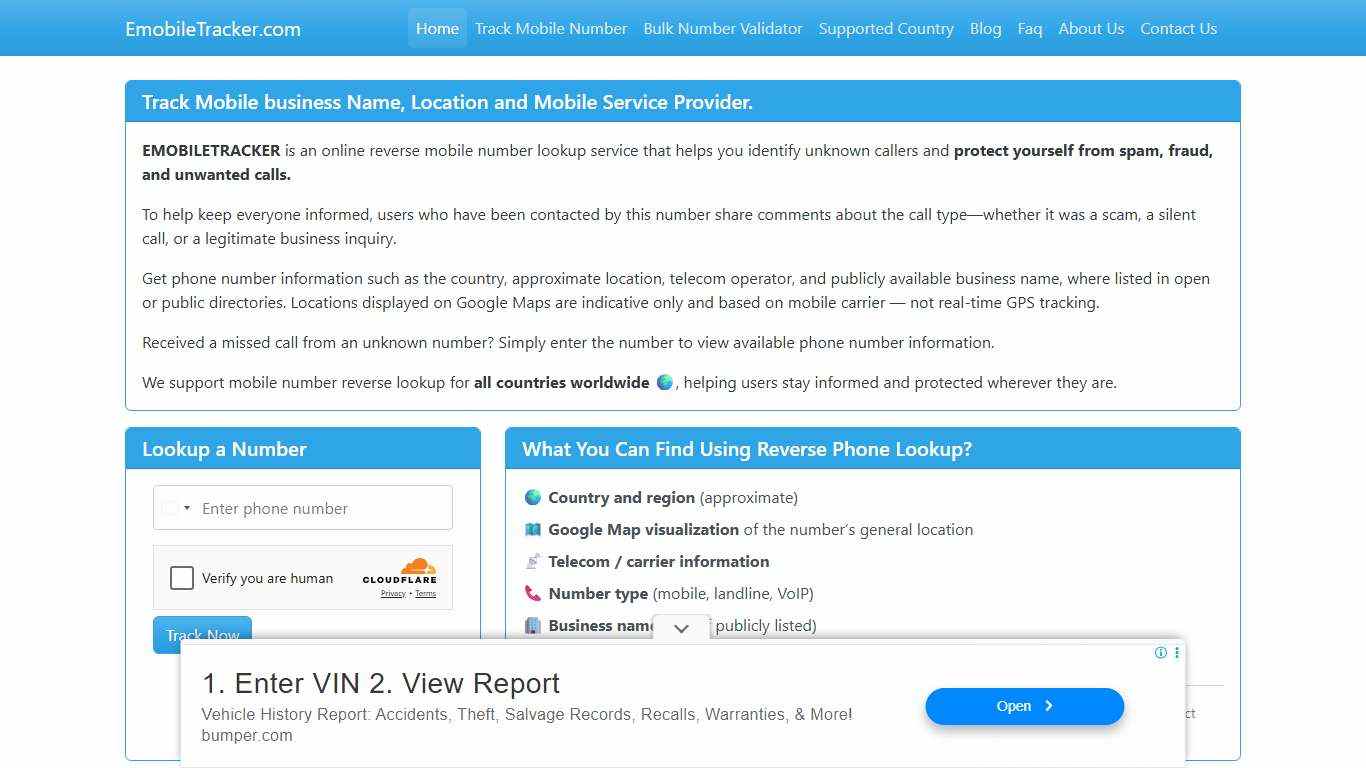 Mobile Number Tracker Find Owner Name and Location on Google Map.